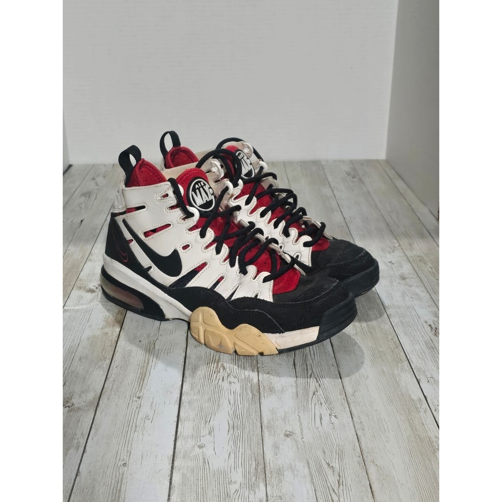 Nike Air Trainer Max 2 94' Size 5.5Y‎ Kids Youth Black, Red, White #443994-101